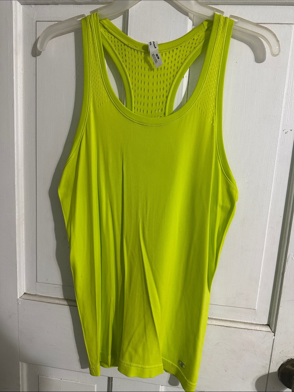 Champion Neon Lime Racerback Performance Tank Top